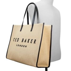 Ted Baker Tan and Black Classic Tote Bag